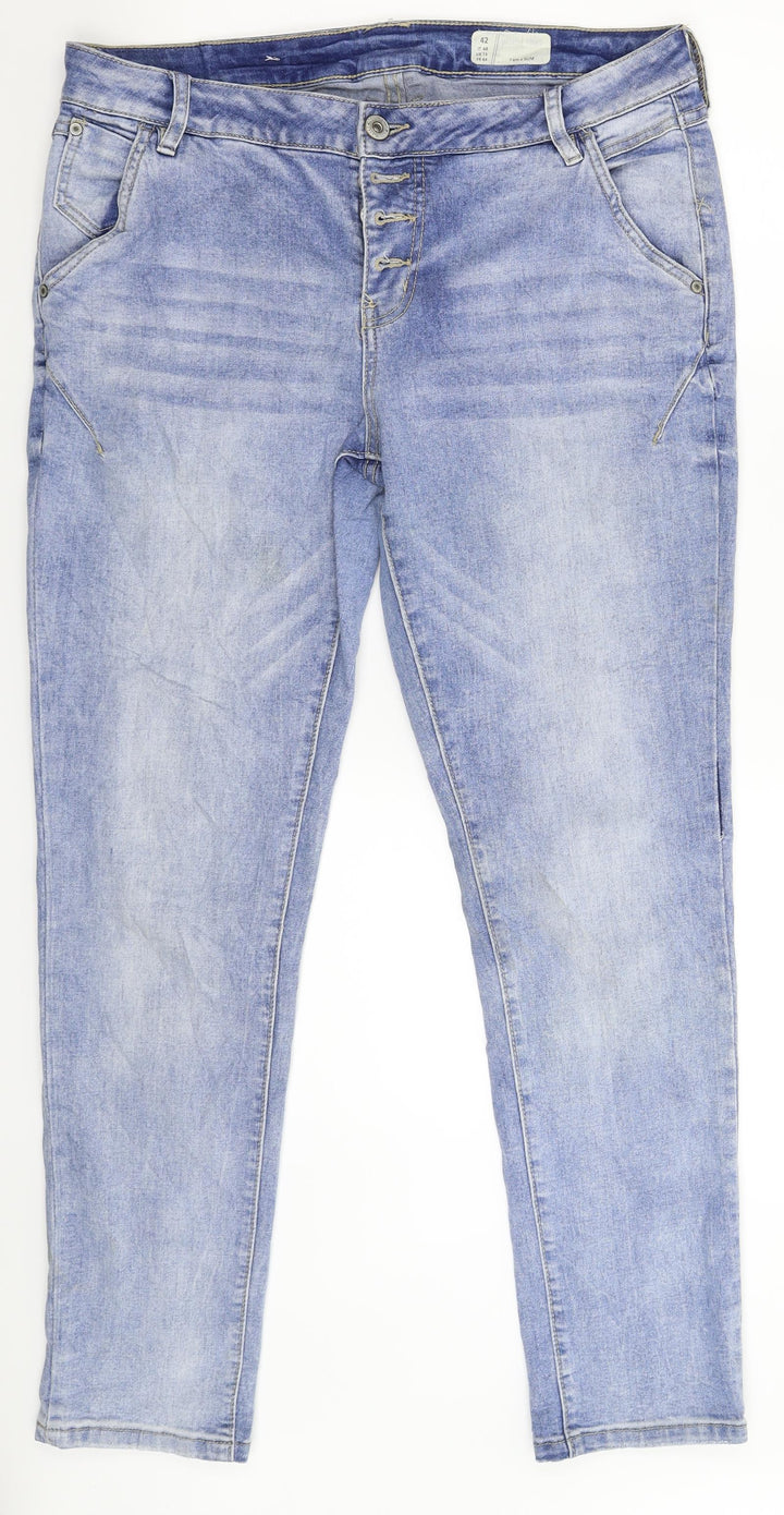 Denim 1982 Womens Blue  Denim Skinny Jeans Size 34 in L30 in