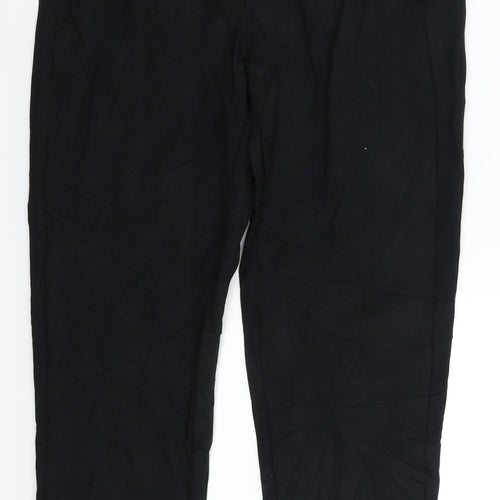 Matalan Womens Black   Trousers  Size 10 L27 in