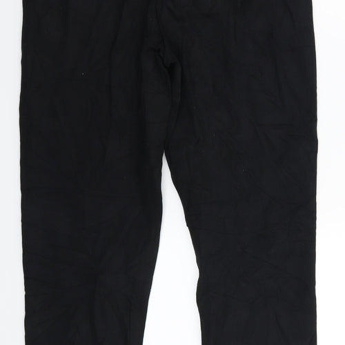 Matalan Womens Black   Trousers  Size 10 L27 in