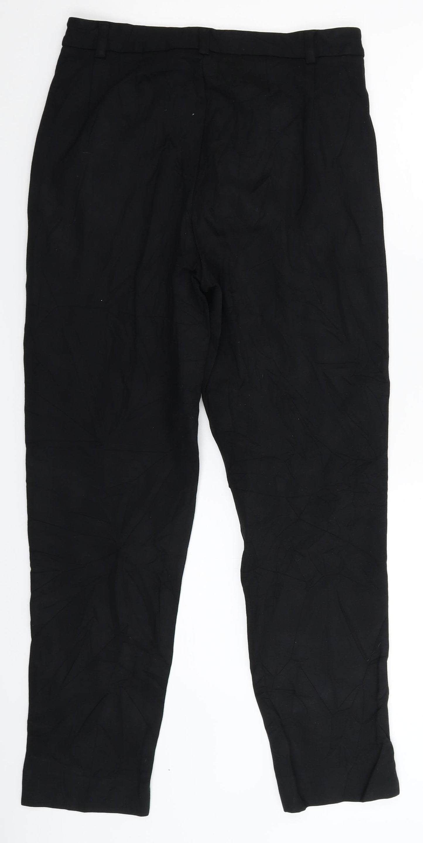 Matalan Womens Black   Trousers  Size 10 L27 in