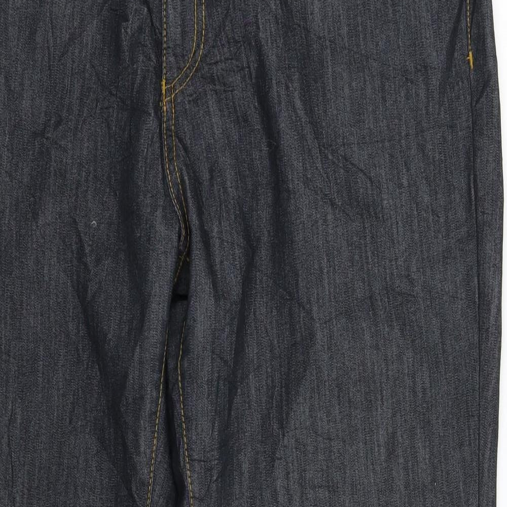 Marks and Spencer Womens Black  Denim Flared Jeans Size 18 L30 in