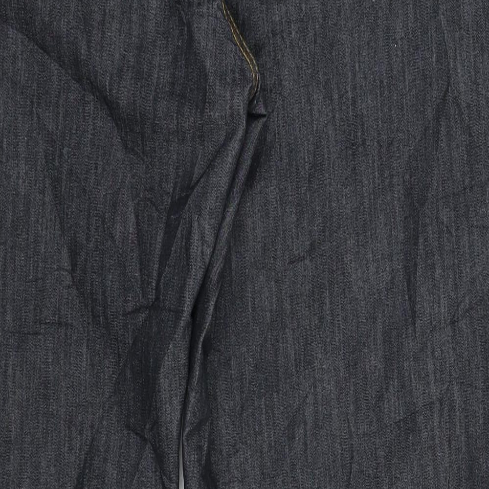 Marks and Spencer Womens Black  Denim Flared Jeans Size 18 L30 in