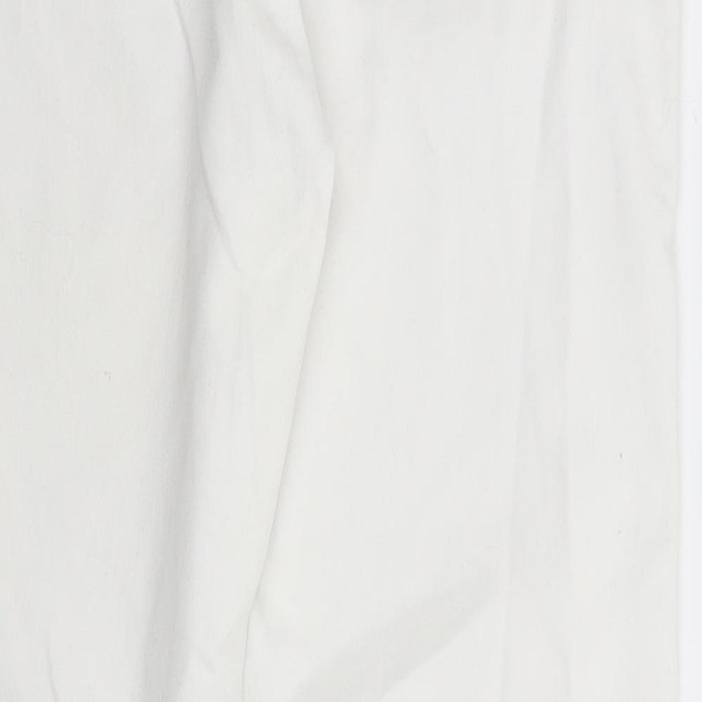 TU Womens White  Denim Jegging Jeans Size 14 L30 in