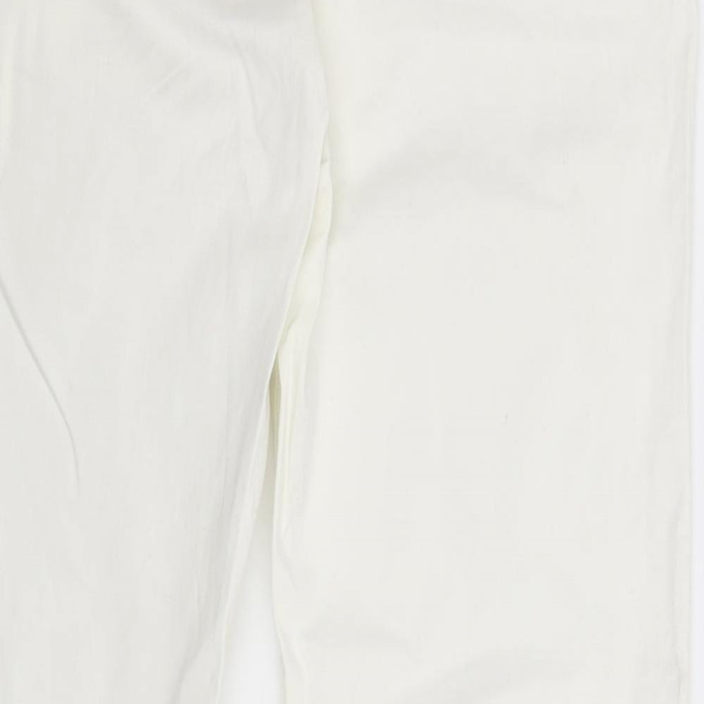 TU Womens White   Trousers  Size 12 L30 in