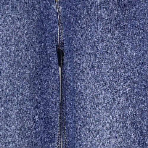 Piano Womens Blue  Denim Straight Jeans Size 34 in L31 in