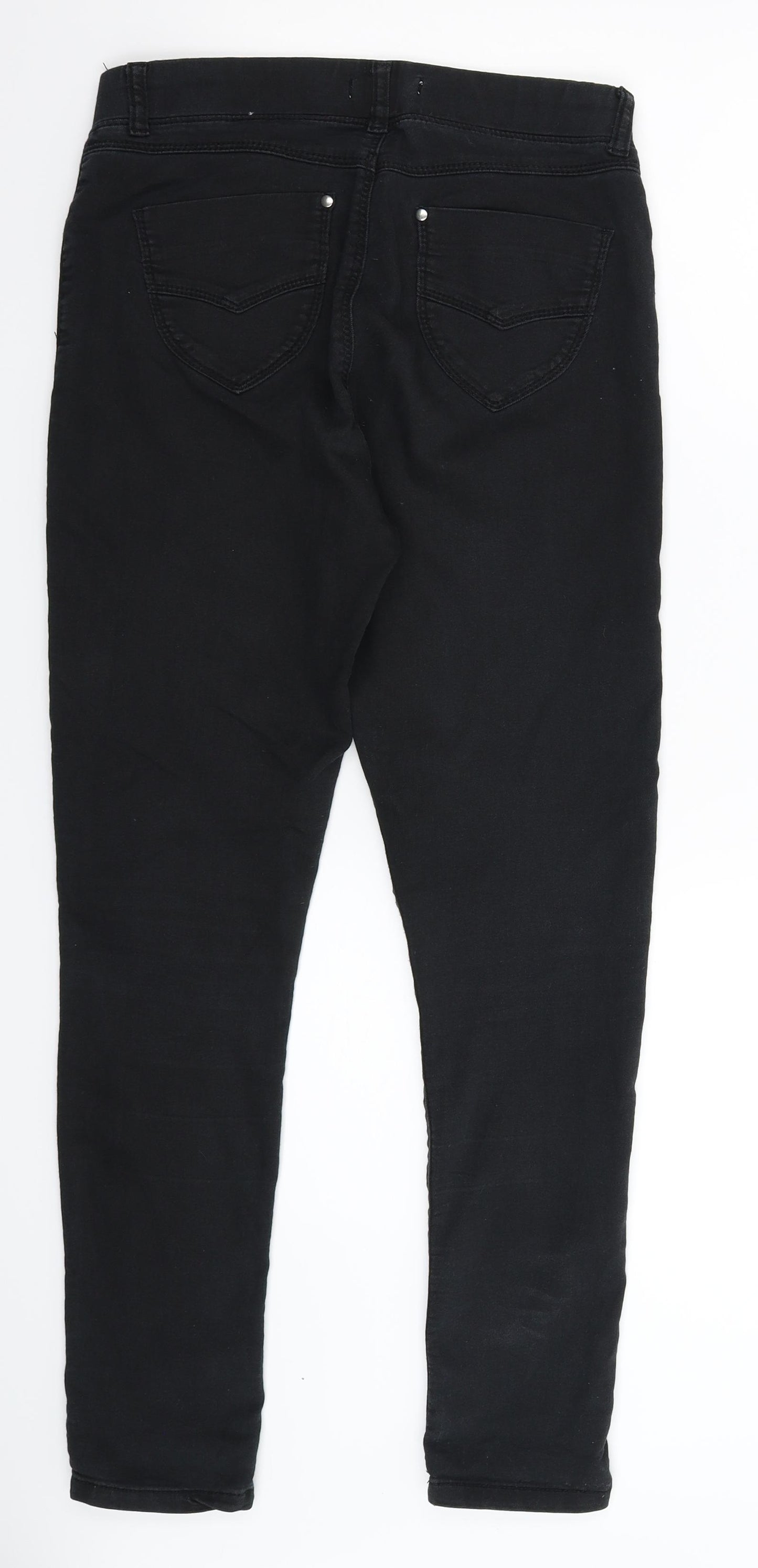 Dorothy Perkins Womens Black  Denim Jegging Jeans Size 10 L28 in