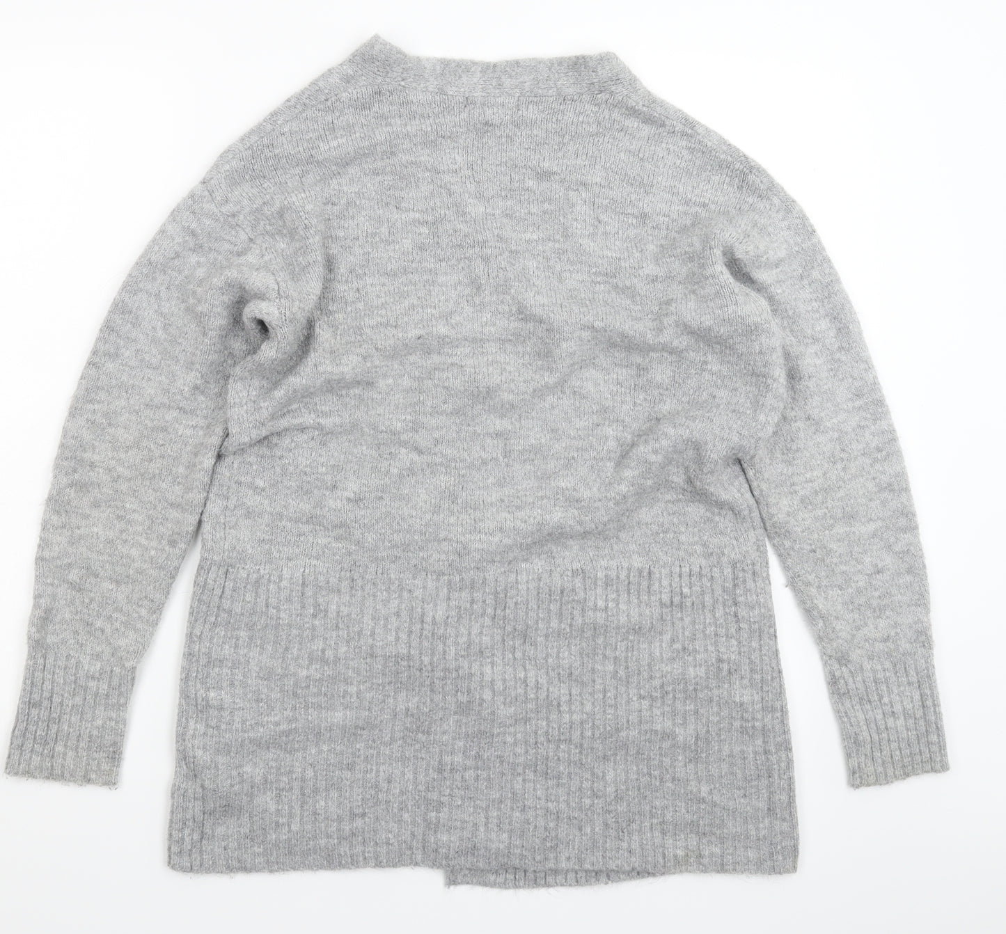 F&F Womens Grey  Knit Cardigan Jumper Size 16