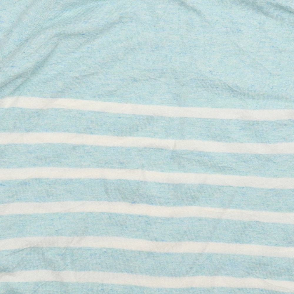 TU Womens Blue Striped Knit Pullover Jumper Size 22