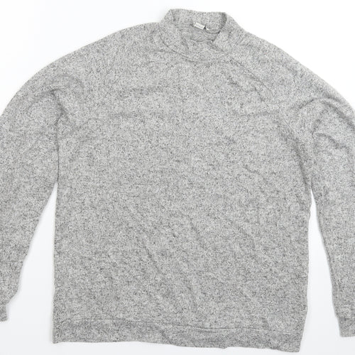 River Island Girls Grey  Knit Pullover Jumper Size 11-12 Years