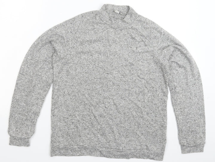 River Island Girls Grey  Knit Pullover Jumper Size 11-12 Years