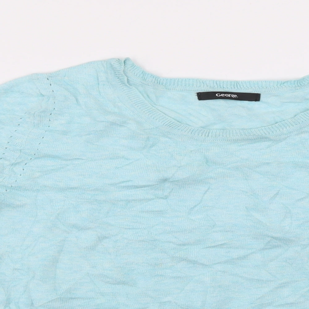 George Womens Blue   Pullover Jumper Size 10