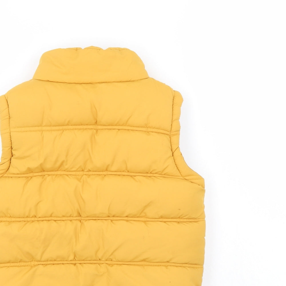 Rebel Boys Yellow   Gilet Jacket Size 5-6 Years