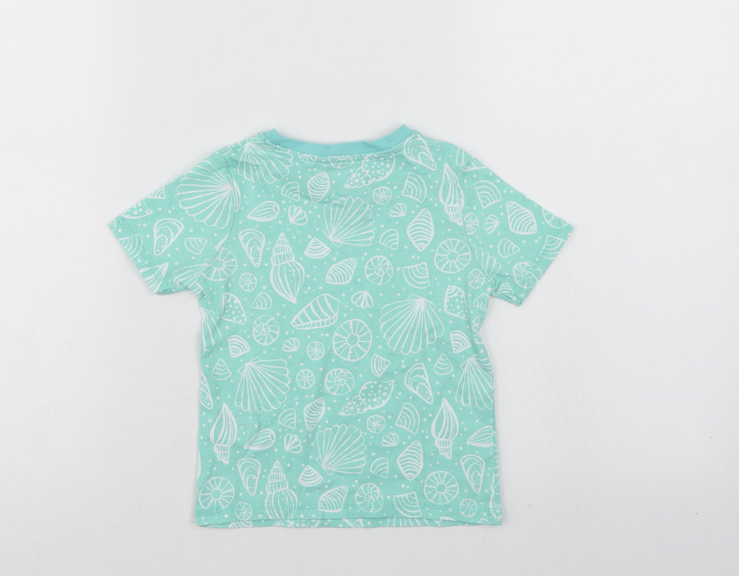 TU Girls Green   Basic T-Shirt Size 2-3 Years
