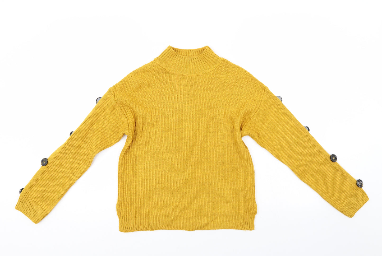 Primark Womens Gold   Pullover Jumper Size 6