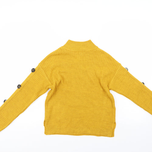 Primark Womens Gold   Pullover Jumper Size 6