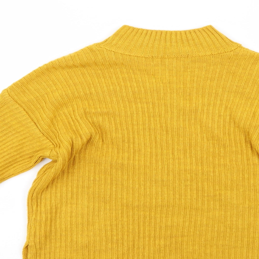 Primark Womens Gold   Pullover Jumper Size 6