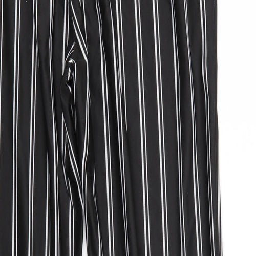 Preworn Womens Black Striped  Trousers  Size XL L29 in