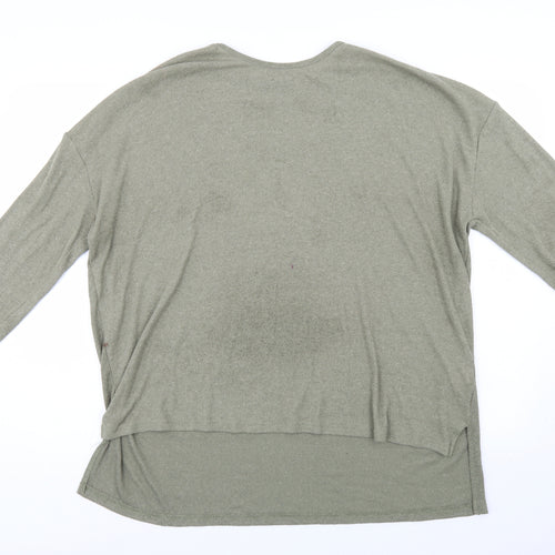 Primark Womens Green   Henley Jumper Size 16