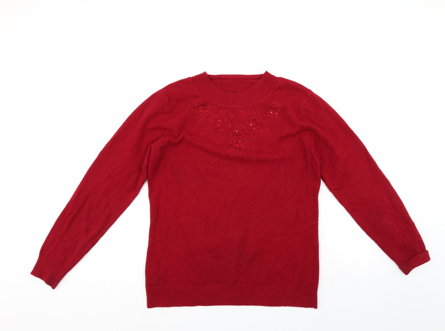 Preworn Womens Red   Pullover Jumper