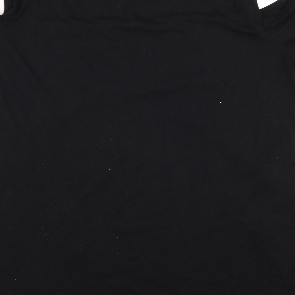 Matalan Womens Black   Basic T-Shirt Size 14