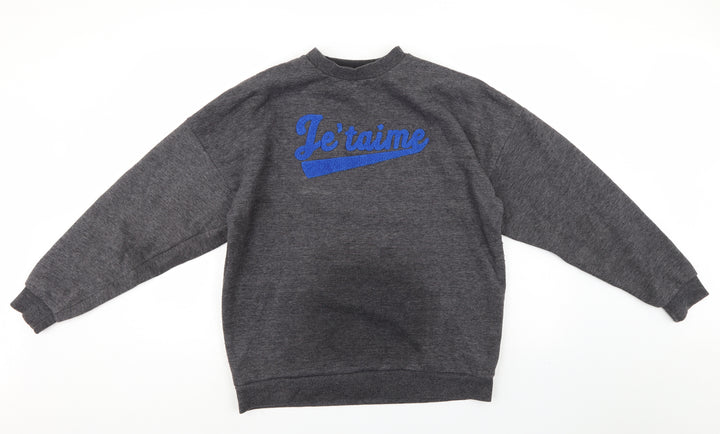 Primark Womens Grey   Pullover Sweatshirt Size 8