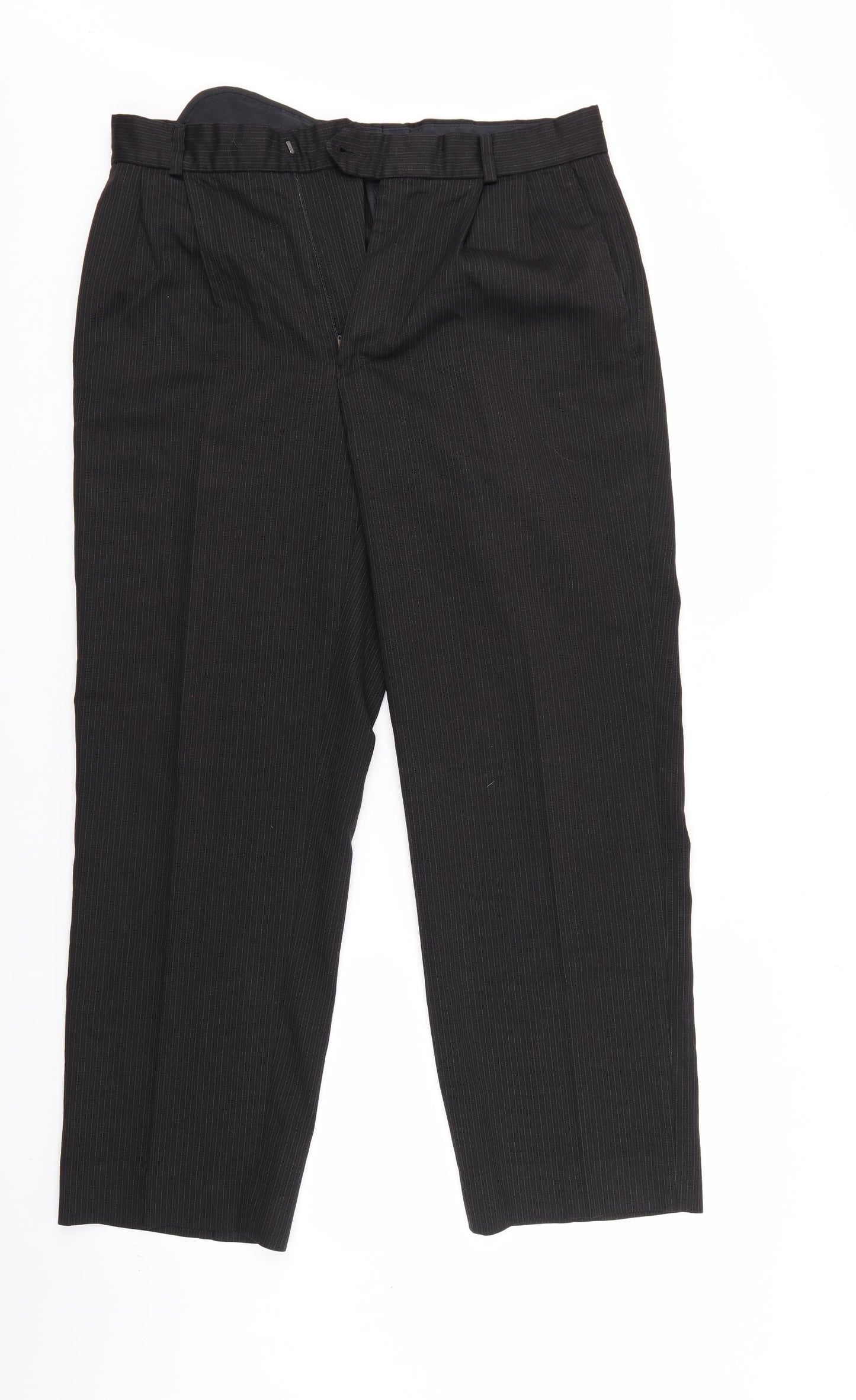 NEXT Mens Black Striped  Sweatpants Trousers Size 32 L29 in