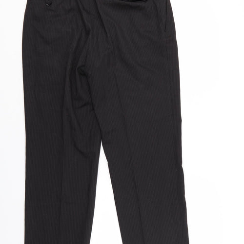 NEXT Mens Black Striped  Sweatpants Trousers Size 32 L29 in