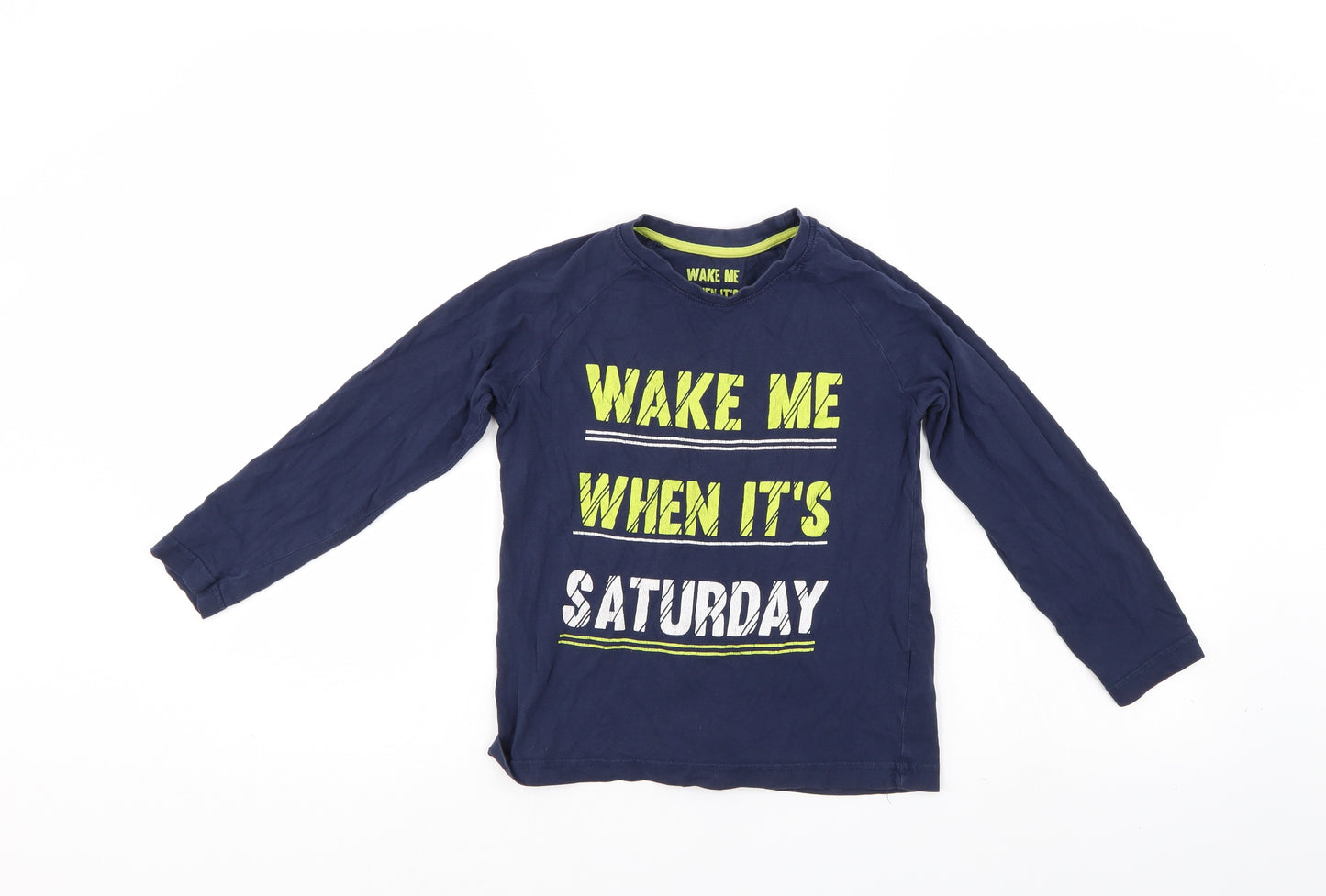 Matalan Boys Blue    Pyjama Top Size 9 Years
