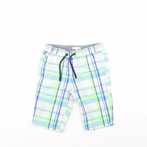 Blue Zoo Boys Multicoloured Check  Bermuda Shorts Size 9 Years