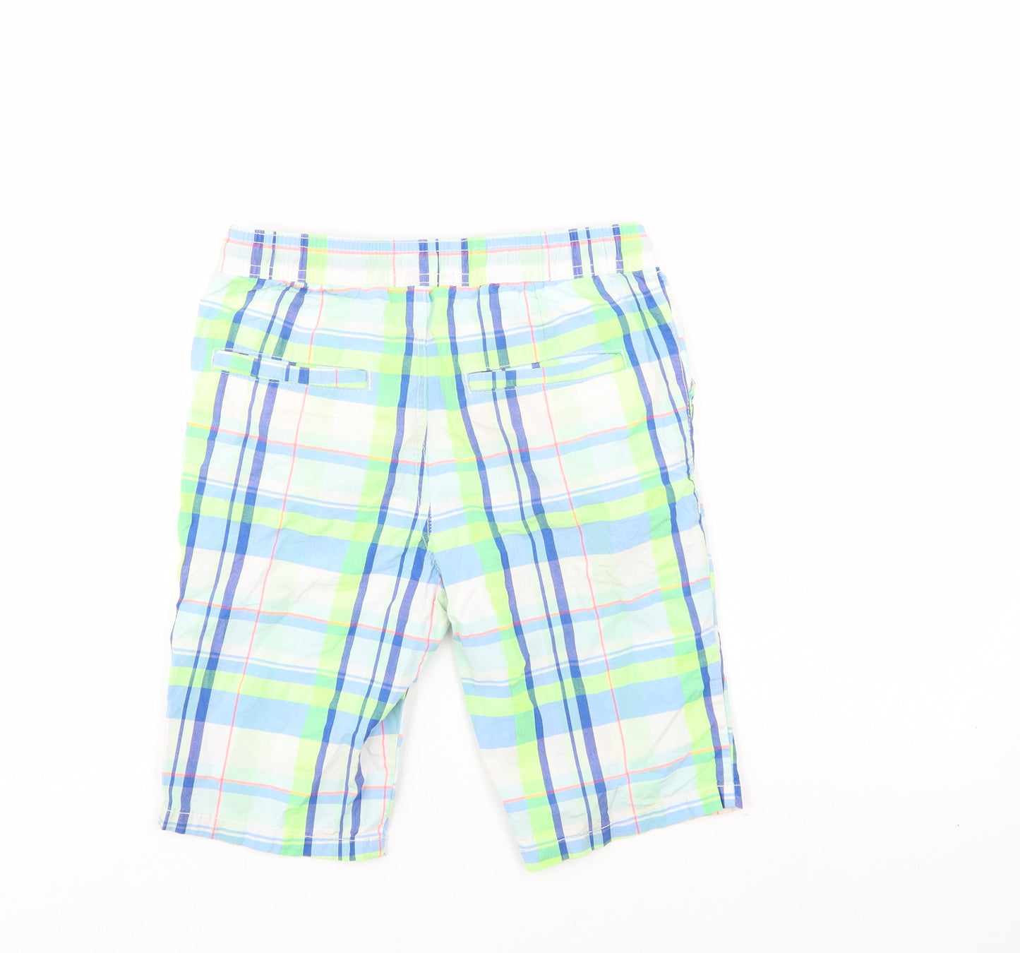 Blue Zoo Boys Multicoloured Check  Bermuda Shorts Size 9 Years