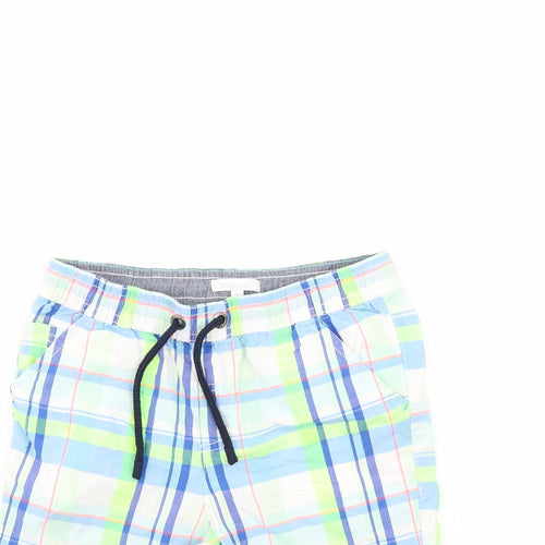 Blue Zoo Boys Multicoloured Check  Bermuda Shorts Size 9 Years