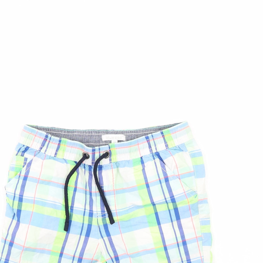 Blue Zoo Boys Multicoloured Check  Bermuda Shorts Size 9 Years