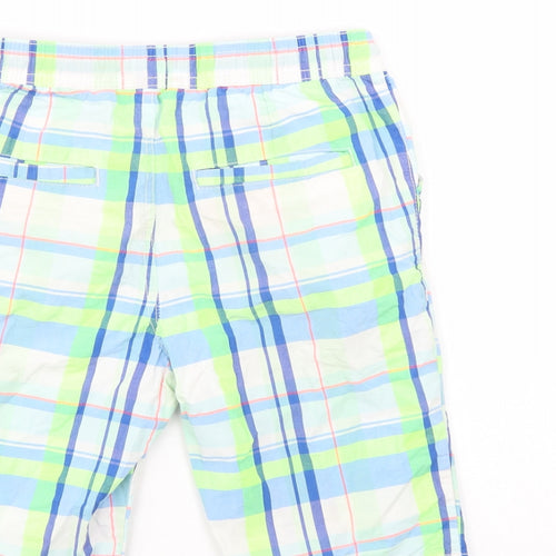 Blue Zoo Boys Multicoloured Check  Bermuda Shorts Size 9 Years