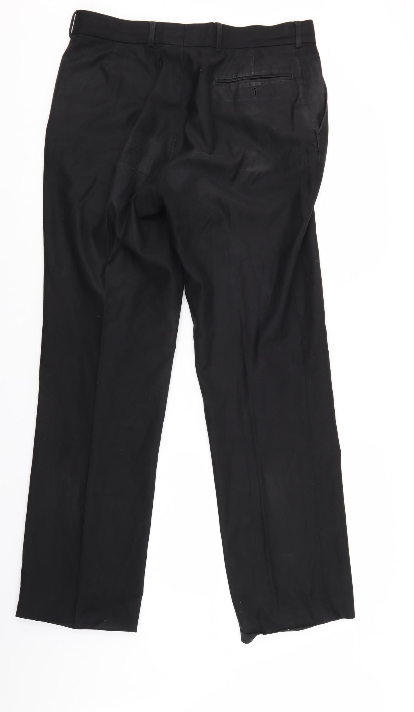 Burton Mens Black   Trousers  Size 32 L31 in
