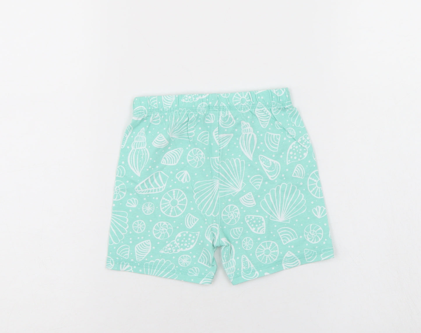 TU Girls Green   Sweat Shorts Size 2-3 Years
