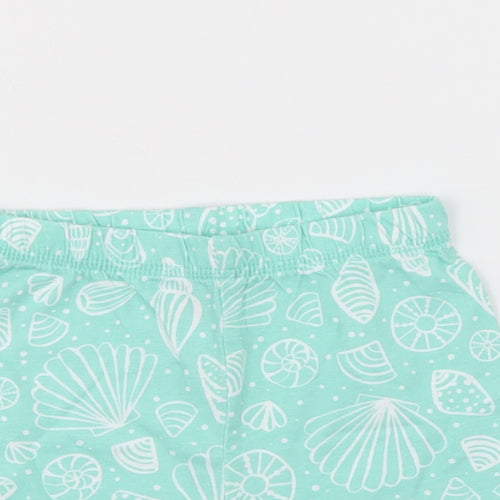 TU Girls Green   Sweat Shorts Size 2-3 Years