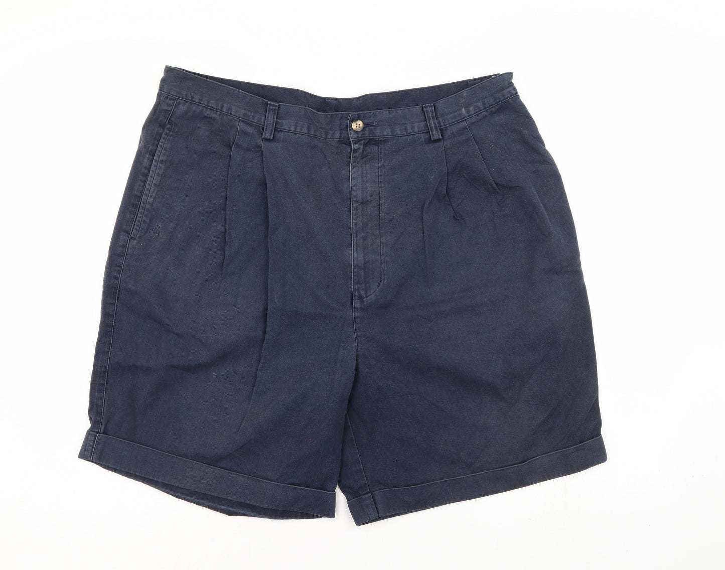 Atlantic Golf Mens Blue   Chino Shorts Size 36