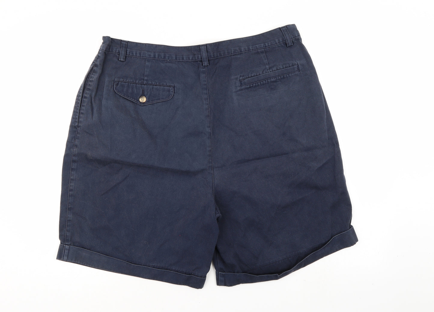 Atlantic Golf Mens Blue   Chino Shorts Size 36