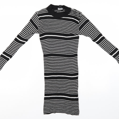 Atmosphere Womens Black Striped  Jumper Dress  Size 12