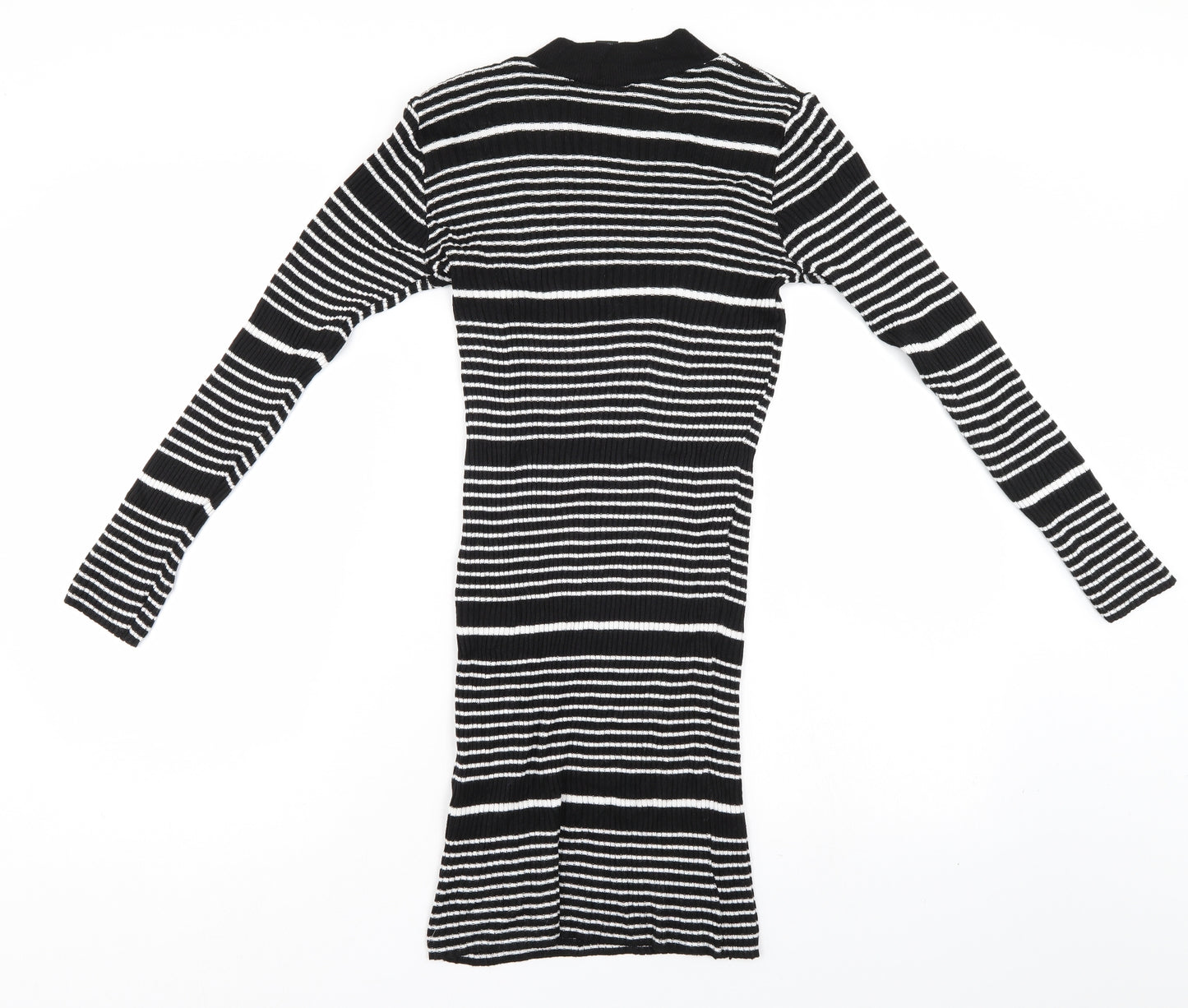 Atmosphere Womens Black Striped  Jumper Dress  Size 12
