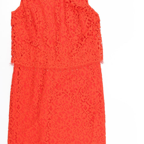 TU Womens Orange   Tank Dress  Size 12