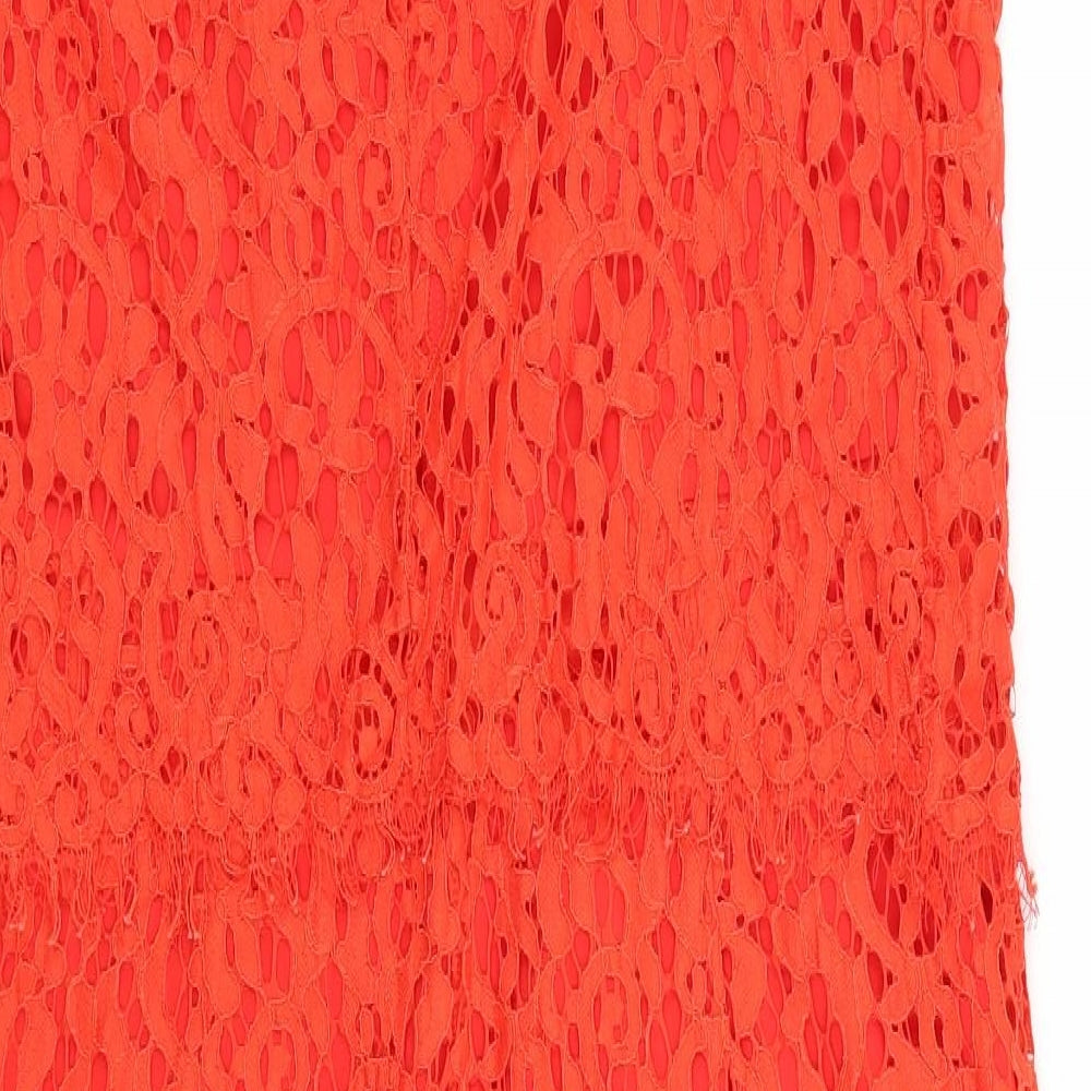 TU Womens Orange   Tank Dress  Size 12
