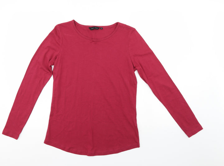 New Look Womens Red Pullover Jumper Size 12