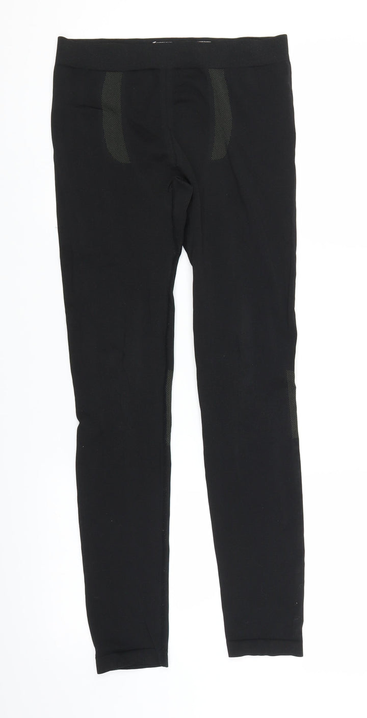 WORKOUT Womens Black Capri Trousers Size M L26 in