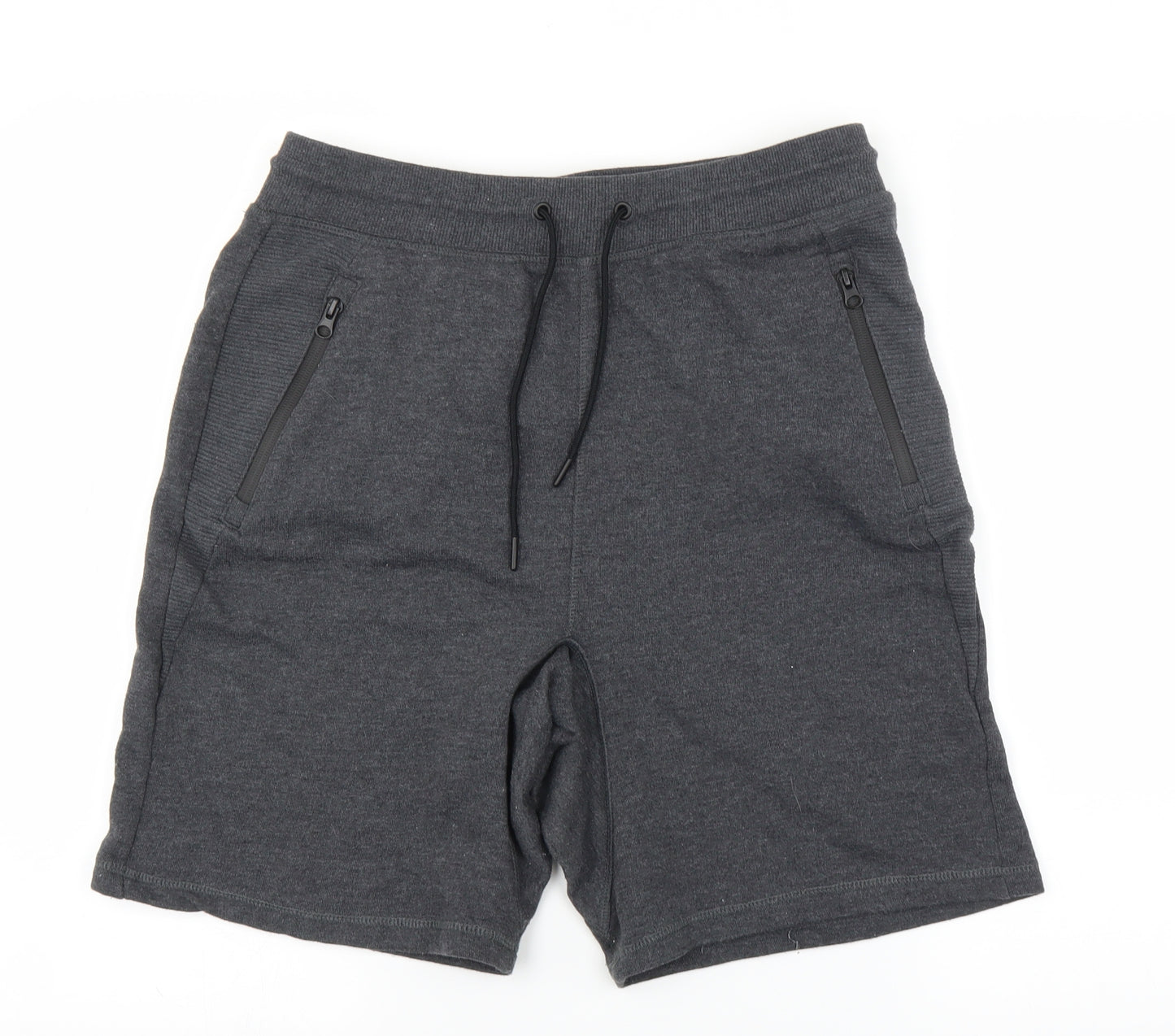 Pull&Bear Mens Grey   Sweat Shorts Size M