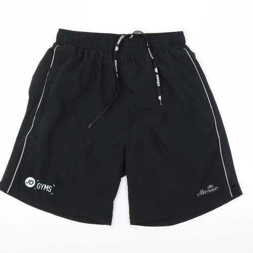 ellesse Mens Black   Athletic Shorts Size 30 in