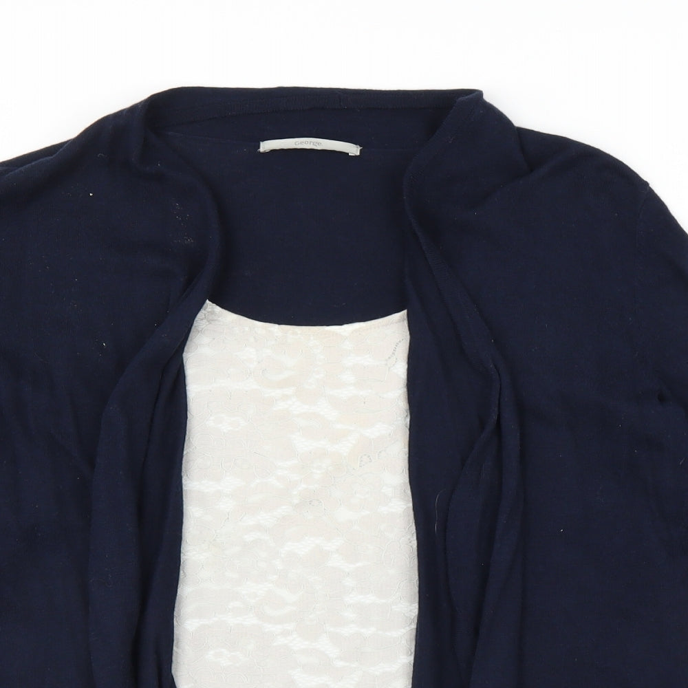 George Womens Blue   Basic Blouse Size 12