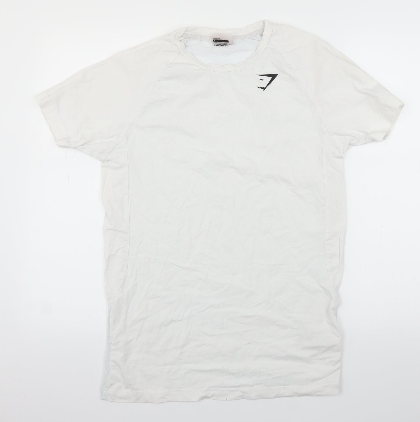 Gymshark Mens White   Basic T-Shirt Size M