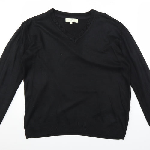 Easy Mens Black   Pullover Jumper Size M