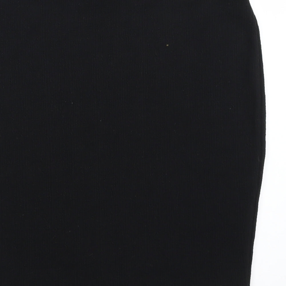 Zara Womens Black   Straight & Pencil Skirt Size L